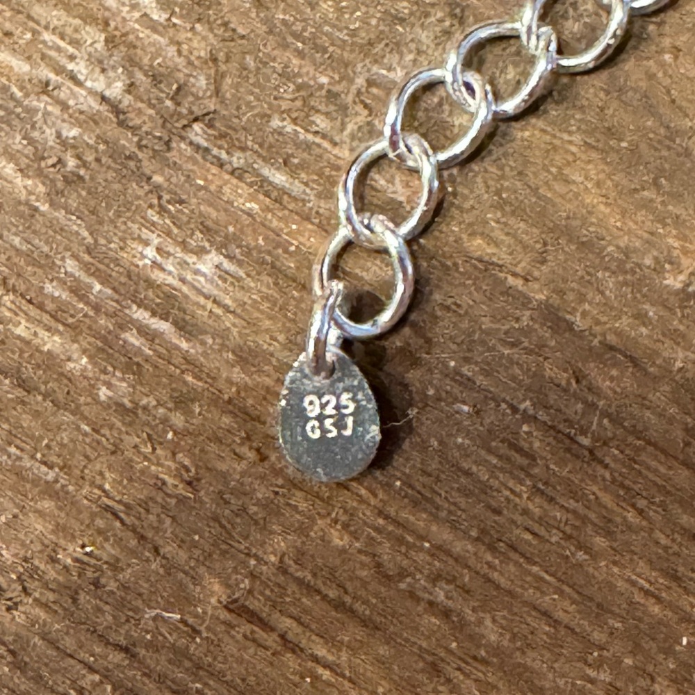 GSJ Chocolate Pearl Necklace with Sterling Clasp & Extender - Picture 4 of 4